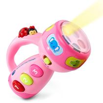 Lanterna VTech Spin and Learn Color, rosa para crianças de 1 a 3 anos Lanterna VTech Spin and Learn Color, rosa para crianças de 1 a 3 anos