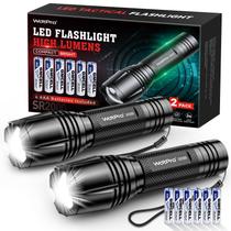 Lanterna WDTPro SR2000 Pro High Lumens LED, pacote com 2 unidades, preta Lanterna WDTPro SR2000 Pro High Lumens LED, pacote com 2 unidades, preta