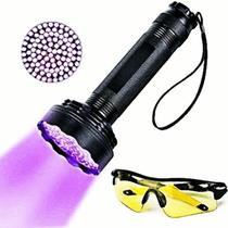 Lanterna Zerodis atualizada de 100 LEDs Black Light Portable