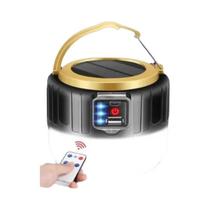 Lanternas De Acampamento LED Solares Recarregáveis USB Luzes De Emergência Externas Portáteis Para