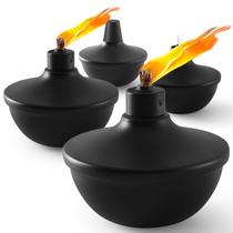 Lanternas de mesa de metal ZSPENG, pacote com 4, 23,5 onças, recarregáveis