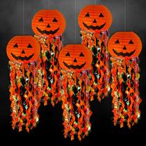 Lanternas de papel de abóbora de Halloween ADLKGG para decoração de festas