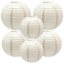 Lanternas de papel Yosawa decorativas redondas cinzentas 20 cm 25 cm 30 cm 6 unidades Lanternas de papel Yosawa decorativas redondas cinzentas 20 cm 25 cm 30 cm 6 unidades
