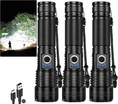 Lanternas ECLINCO L-3P Kit com 3 Unidades 990000 Lumens USB IPX7