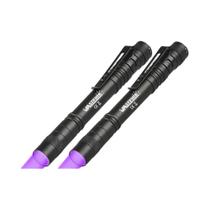 Lanternas Portáteis Verdes Com Clipe 2pcs Luz De Caneta Branca Lanterna De Bolso Para Camping E