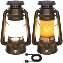 Lanternas Solares Joyoowild 2 Modos Impermeáveis LED 2 Unidades