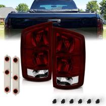 Lanternas traseiras AmeriLite Dodge Ram 2002-2006 vermelho escuro, kit Lanternas traseiras AmeriLite Dodge Ram 2002-2006 vermelho escuro, kit
