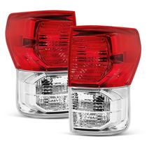 Lanternas Traseiras KUAFU Toyota Tundra 2007-2013 Vermelho/Transparente Lanternas Traseiras KUAFU Toyota Tundra 2007-2013 Vermelho/Transparente