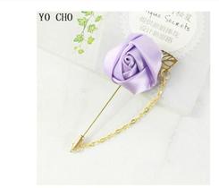 Lapela Broche De Tecido Terno Casamento Noivo Padrinho Flor