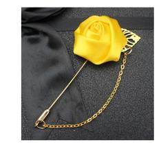 Lapela Broche De Tecido Terno Casamento Noivo Padrinho Flor