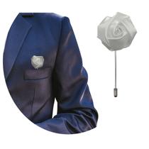 Lapela Broche De Tecido Terno Casamento Noivo Padrinho Flor