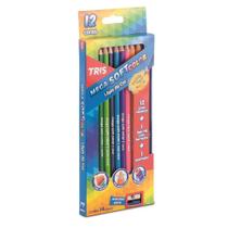 Lápis 12 Cores Mega Soft Color 680187 Tris