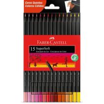Lapis 15 Cores Quentes Ecolapis Supersoft Faber-Castell - FABER CASTELL Lapis 15 Cores Quentes Ecolapis Supersoft Faber-Castell - FABER CASTELL
