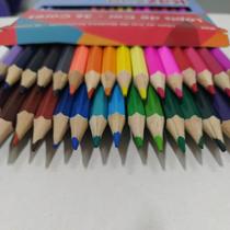 Lapis 36 Cores Int. Madeira Sextavado Kazan