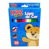 Lapis 36 cores int. madeira sextavado kz3703