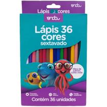 Lapis 36 Cores Sextavado Onda