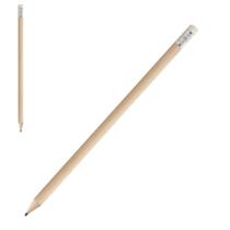 Lápis Apontado com Borracha em Madeira Natural- Kit com 100 unidades Lápis Apontado com Borracha em Madeira Natural- Kit com 100 unidades