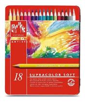 Lápis Aquarela Caran Dache 18 Cores Supracolor - Lata