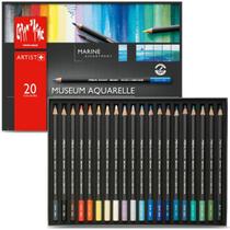 Lápis Aquarelável Marine Caran D'ache 20 Cores