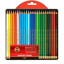 Lápis Aquarelável Mondeluz 24 Cores 3724 Lápis Aquarelável Mondeluz 24 Cores 3724