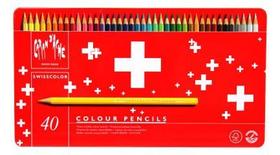 Lápis Aquarelável Swisscolor Caran D'ache 40 Cores Lápis Aquarelável Swisscolor Caran D'ache 40 Cores
