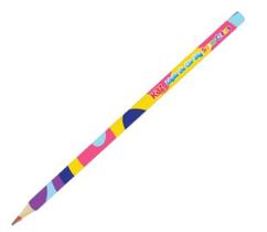 Lápis Arco-íris Super Colors 4 Cores em 1 Só Lápis KAZ