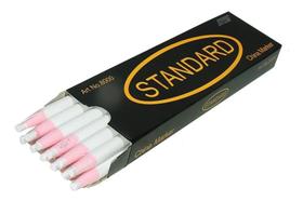 Lápis Branco Descascável Mágico Para Marcar Tecido - 12 Unidades - Standard