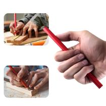 Lápis Carpinteiro Marceneiro Pedreiro Pintor Obra Grafite Marcações Peças 17,5cm Profissional Ferja