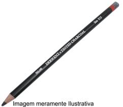 Lápis Carvão Vegetal Colorido White (TC21) un. - DERWENT
