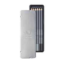 Lápis Carvão Winsor & Newton Studio Collection 6 Unidades