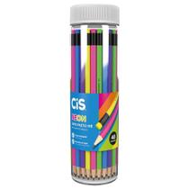 Lápis Cis Grafite Preto Neon com Borracha -1 Embalagem com 48 Unidades Lápis Cis Grafite Preto Neon com Borracha -1 Embalagem com 48 Unidades
