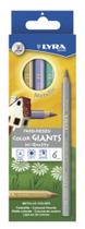 Lápis Color-Giants Lyra Sorted Metallic Colors, conjunto de 6