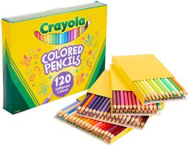 Lápis Colorido Sem Repetição de Cor 120 Cores Presente - Crayola