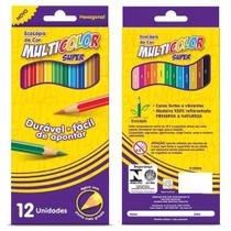 Lapis Com 12 Cores Multicolor