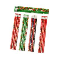 Lápis Com Padrão De Natal Para Crianças 12-36 Peças 19cm Pacote De Recompensa Para Festa De