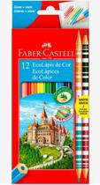 Lapis cor 010 faber mais 2 lapis bicolor Lapis cor 010 faber mais 2 lapis bicolor