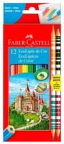 Lapis Cor 10 Cores + 2 Lápis Bicolor Faber Castell Lapis Cor 10 Cores + 2 Lápis Bicolor Faber Castell