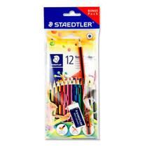Lápis Cor 12und c/Lápis e Borracha Staedtler Noris