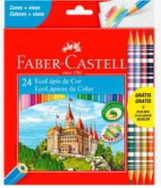 Lapis Cor 24 Cores Faber Com 4 Ecolapis Lapis Cor 24 Cores Faber Com 4 Ecolapis