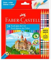 Lapis Cor 24 Cores Faber Com 4 Ecolapis Lapis Cor 24 Cores Faber Com 4 Ecolapis