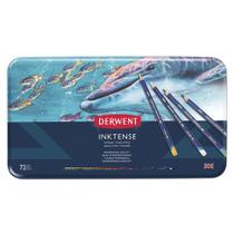 Lápis Cor Aquarelável Derwent Inktense 72 Cores Estojo Lata Lápis Cor Aquarelável Derwent Inktense 72 Cores Estojo Lata
