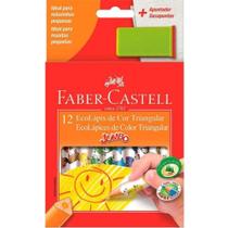 Lápis cor com 12 Jumbo Triangular 123012AP-Faber Castell