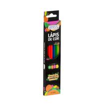 Lapis Cor Neon COM6 Sextavado LP0016 BRW