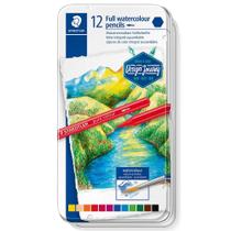 Lápis Cor Staedtler Integral Aquarelável 12 Cores Pure Colour 14610G M12