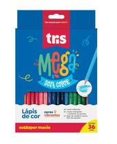 Lapis cor tris mega soft cjto 36cor