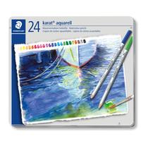 Lápis de aquarela Staedtler Karat Aquarell Premium 24 cores
