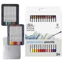 Lápis de aquarela Winsor & Newton Studio, conjunto de 24
