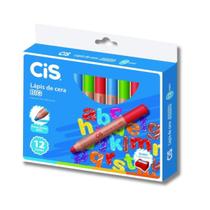 Lápis De Cera Cis Jumbo Madeira 12 Cores Criatic Lápis De Cera Cis Jumbo Madeira 12 Cores Criatic