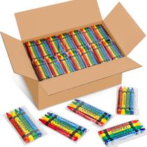 Lápis de cera Ellinjan, 250 conjuntos de 4 cores, 1000 unidades a granel para crianças