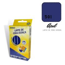 Lapis de Cera Estaca Acrilex 100g Azul Turqueza